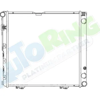 Chladič motoru Chladič vody MERCEDES W124 1985-05.96 LP.0000.1712.72-171272 - DOPRAVA ZDARMA