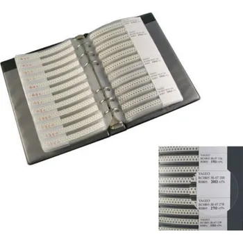 Vývojová deska Ultimate sada 0805 rezistorů a kondenzátorů - 3025 + 700 součástek v pouzdře