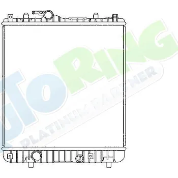 Chladič motoru Chladič vody SUZUKI Wagon R+ (MM) od 04.2000 LP.0000.1627.07-177089 - DOPRAVA ZDARMA