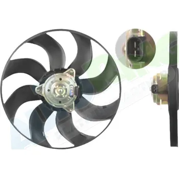 Ventilátor topení a klimatizace Ventilátor s krytem / úchytem - sahara RENAULT Clio 2, Storia i Campus (B0,1,2) od 06.2001 LP.0000.2612.02-261202 - DOPRAVA ZDARMA