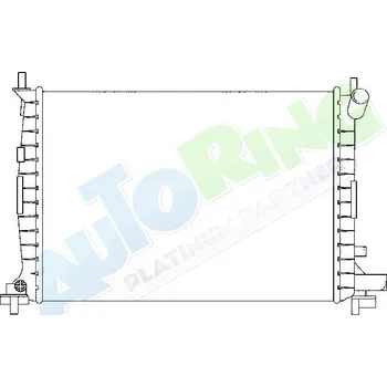 Chladič motoru Chladič vody FORD Fiesta i Courier 08.99-2002 LP.0000.1682.51-183858 - DOPRAVA ZDARMA