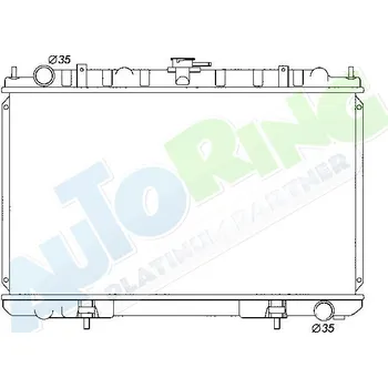 Chladič motoru Chladič vody NISSAN Maxima QX (A33) 02.00-07.03 LP.0000.1712.50-185709 - DOPRAVA ZDARMA