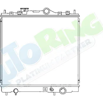 Chladič motoru Chladič vody MITSUBISHI Colt (CAO) 03.92-03.96 LP.0000.1694.01-169401 - DOPRAVA ZDARMA
