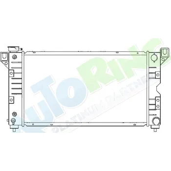 Chladič motoru Chladič vody CHRYSLER Voyager (GS,NS) 1996-2000 LP.0000.1620.98-165530 - DOPRAVA ZDARMA