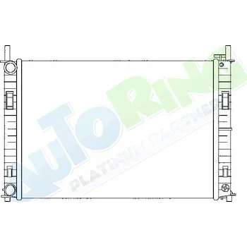 Chladič motoru Chladič vody FORD Fusion (JUS) 2002-08.05 LP.0000.1627.41-165685 - DOPRAVA ZDARMA