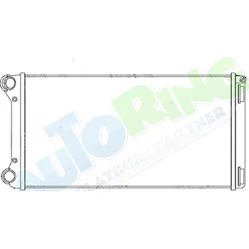 Chladič motoru Chladič vody FIAT Punto 2FL (188) 06.03-2011 LP.0000.1691.04-171213 - DOPRAVA ZDARMA