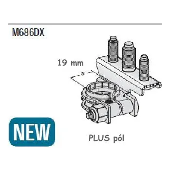 Auto elektroinstalace MTA Akusvorka M686DX - plus pól (1507701)