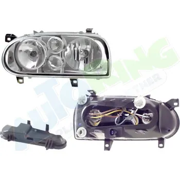 Přední světlomet Hlavní světlomet VOLKSWAGEN Golf 3 (1H) 07.91-03.99 LA.0000.8760.04-53658 - DOPRAVA ZDARMA