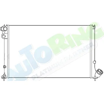 Chladič motoru Chladič vody PEUGEOT 406 Coupé (8xx) 09.96-08.05 LP.0000.1672.04-188128 - DOPRAVA ZDARMA