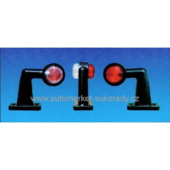 Příslušenství osvětlení automobilu Světlo poziční JK-1.1 č/b (Světlo poziční obrysové červeno bílé, tykadlo)