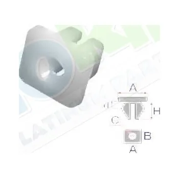 Oprava karosérie Úchyt TOYOTA Landcruiser (FJ90) 05.96-2003 LA.0000.8714.17-100345 - DOPRAVA ZDARMA