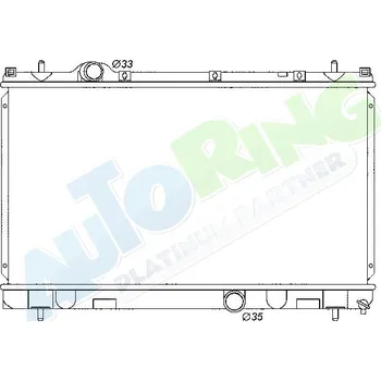 Chladič motoru Chladič vody CHRYSLER Neon (PL) 09.99-2003 LP.0000.1669.69-166969 - DOPRAVA ZDARMA