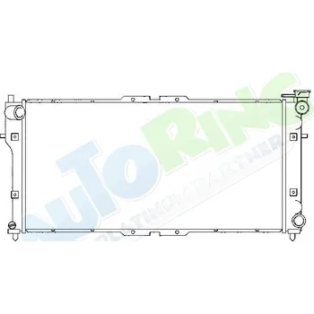 Chladič motoru Chladič vody MAZDA 626 (GE) 1992-1996 LP.0000.1678.35-167835 - DOPRAVA ZDARMA