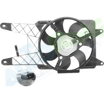 Ventilátor topení a klimatizace Ventilátor s krytem / úchytem - sahara FIAT Seicento (187) 1998-2011 LP.0000.2553.40-255340 - DOPRAVA ZDARMA