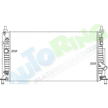 Chladič motoru Chladič vody MAZDA 3 (BL) 09.11-10.13 LP.0000.1626.64-184995 - DOPRAVA ZDARMA
