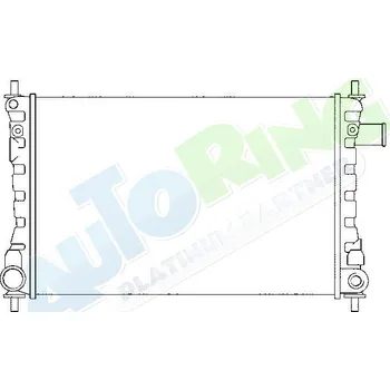 Chladič motoru Chladič vody OPEL Kadett D 1979-07.84 LP.0000.1737.04-173704 - DOPRAVA ZDARMA