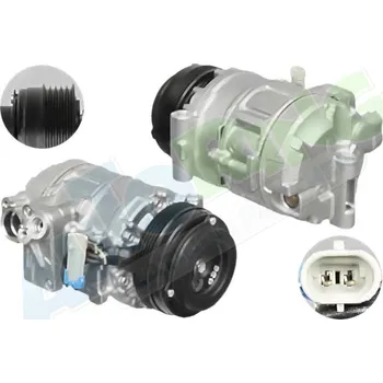 Kompresor klimatizace Kompresor klimatizace OPEL Zafira 1999-04.05 LP.0000.2453.71-245371 - DOPRAVA ZDARMA