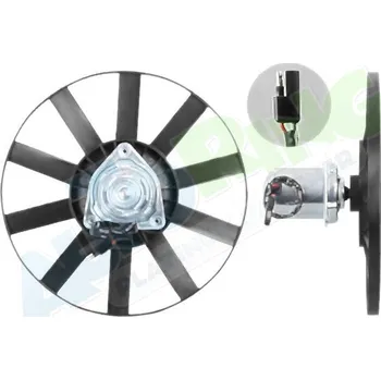 Ventilátor topení a klimatizace Ventilátor bez krytu / úchytu RENAULT Clio 1 (B57,C57) 1990-08.98 LP.0000.2538.60-253860 - DOPRAVA ZDARMA