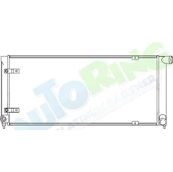Chladič motoru Chladič vody VOLKSWAGEN Scirocco 2 (53B) 1981-08.92 LP.0000.1619.04-173094 - DOPRAVA ZDARMA