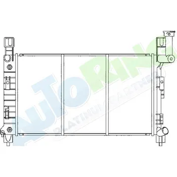 Chladič motoru Chladič vody CHRYSLER Voyager (ES) 1984-1991 LP.0000.1620.60-166862 - DOPRAVA ZDARMA
