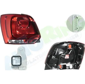 Zadní světlomet Zadní světlo VOLKSWAGEN Polo (6R) od 07.2009 LA.0000.8748.15-5833 - DOPRAVA ZDARMA