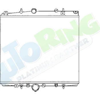 Chladič motoru Chladič vody FIAT Ulysse (179AX) 09.02-2013 LP.0000.1649.02-178131 - DOPRAVA ZDARMA