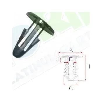 Oprava karosérie Úchytka NISSAN Patrol ESP,JAP (řada 260,Y60) 06.90-05.97 LA.0000.8612.36-103428 - DOPRAVA ZDARMA