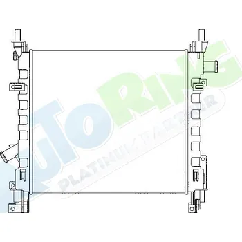 Chladič motoru Chladič vody FORD Ka (RBxx) 1996-10.08 LP.0000.1722.49-172249 - DOPRAVA ZDARMA