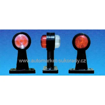 Příslušenství osvětlení automobilu Světlo poziční JK-1.5 č/b (Světlo poziční obrysové červeno bílé, tykadlo)
