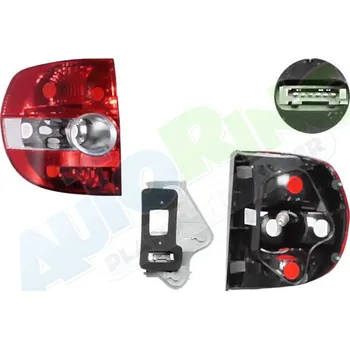 Zadní světlomet Zadní světlo VOLKSWAGEN Fox (5Z1) od 03.2005 LA.0000.8741.79-3021 - DOPRAVA ZDARMA