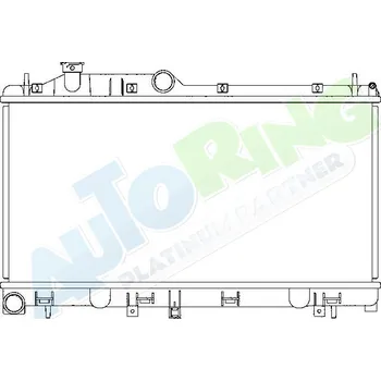Chladič motoru Chladič vody SUBARU Legacy (BL,BP,BPS) 08.03-03.09 LP.0000.1669.53-166953 - DOPRAVA ZDARMA