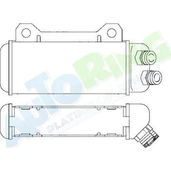 Chladič motoru Chladič oleje MERCEDES 190 (W201) 09.82-07.93 LP.0000.2196.93-219693 - DOPRAVA ZDARMA