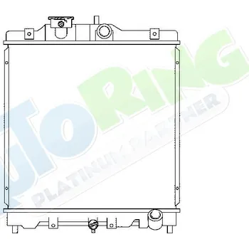 Chladič motoru Chladič vody HONDA Civic CRX (EH6,EG2) 05.92-1999 LP.0000.1629.01-162901 - DOPRAVA ZDARMA