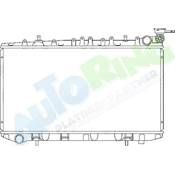Chladič motoru Chladič vody NISSAN Primera (P10) 1990-08.97 LP.0000.1628.59-162859 - DOPRAVA ZDARMA
