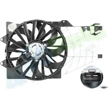 Ventilátor topení a klimatizace Ventilátor s krytem / úchytem - sahara FIAT Linea (323) 2007-2014 LP.0000.2541.42-254142 - DOPRAVA ZDARMA