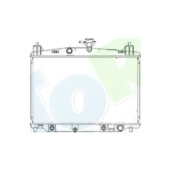 Chladič motoru Chladič vody MAZDA 2 (DE) od 09.2010 LP.0000.1655.50-184987 - DOPRAVA ZDARMA