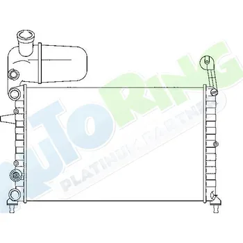 Chladič motoru Chladič vody FIAT Tipo (160) 1988-1996 LP.0000.1631.12-163112 - DOPRAVA ZDARMA