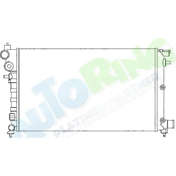 Chladič motoru Chladič vody PEUGEOT 106 (1xx) 08.91-2004 LP.0000.1631.53-163153 - DOPRAVA ZDARMA