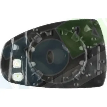 Auto zrcátko Sklo zrcátka vnějšího AUDI A1 (8X) od 2010 LP.0000.0266.69-26669 - DOPRAVA ZDARMA