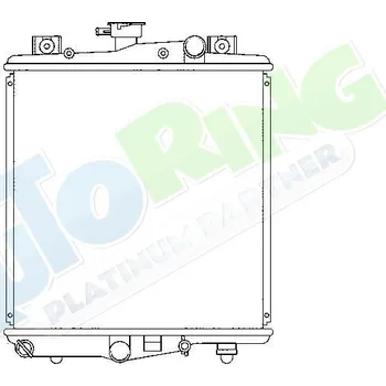 Chladič motoru Chladič vody CHRYSLER Voyager (ES) 1984-1991 LP.0000.1666.65-166665 - DOPRAVA ZDARMA