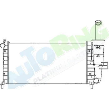 Chladič motoru Chladič vody FIAT Punto 2 (188) 08.99-06.03 LP.0000.1724.39-172439 - DOPRAVA ZDARMA
