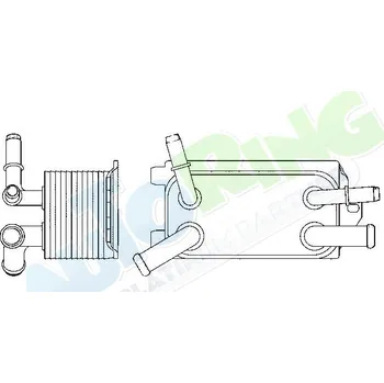 Chladič motoru Chladič oleje FORD Focus 2 (DAxx) 2005-2008 LP.0000.2189.76-219331 - DOPRAVA ZDARMA