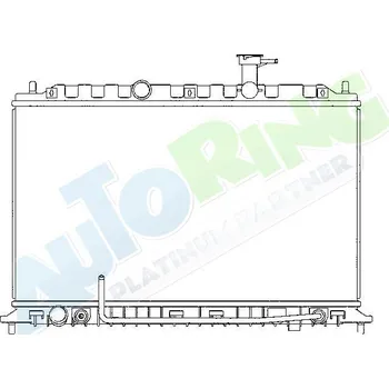 Chladič motoru Chladič vody KIA Rio (DE) 2005-08.11 LP.0000.1706.66-170666 - DOPRAVA ZDARMA