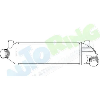 Chladič motoru Chladič vzduchu - intercooler FORD Transit (V184,5) 04.00-05.06 LP.0000.1950.12-195012 - DOPRAVA ZDARMA