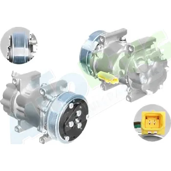 Kompresor klimatizace Kompresor klimatizace CITROEN C2 (JM) 04.08-2010 LP.0000.2446.21-248556 - DOPRAVA ZDARMA