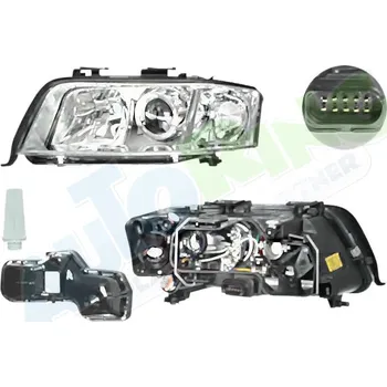 Přední světlomet Hlavní světlomet AUDI A6 (C5) 07.01-2005 LA.0000.8410.57-55890 - DOPRAVA ZDARMA