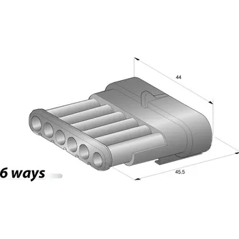 SUPERSEAL KIT K6 4423710 (komplet s konektory a těsněním)
