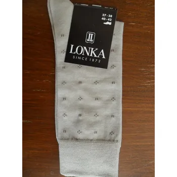 Pánské ponožky DERBOL35249-pánské ponožky LONKA béžové 43-45(29-30) (pánské ponožky z mercerované bavlny-pouze 2ks)