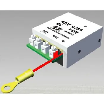 Relé Regulátor napětí 6V/75W AEV 0361P kostra + pól (AEV0361P Regulátor dynama 6V/75W kostra + pól)