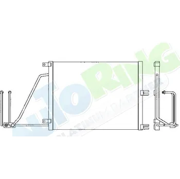 Výparník klimatizace Chladič klimatizace OPEL Vectra B 1999-03.03 LP.0000.1474.17-150593 - DOPRAVA ZDARMA